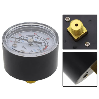 1pc Pressure Gauge for Air Compressor | Power Tool Replacement Accessory