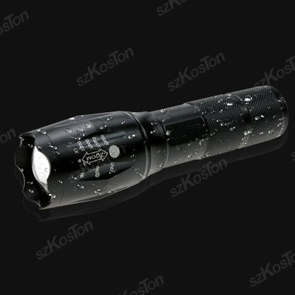 T6 LED Flashlight | Portable Telescopic Tactical Torch