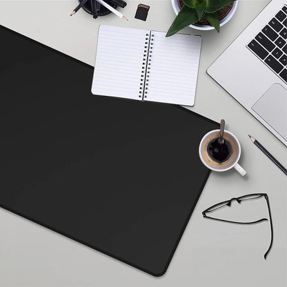 Black Gaming Mouse Pad – Large Non-Slip Desk Mat for PC, Keyboard & Mouse, Gamer Mousepad for Desktop