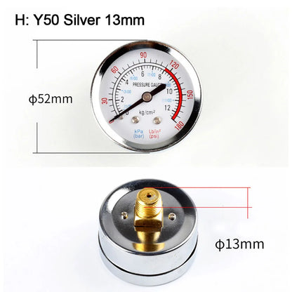 1pc Pressure Gauge for Air Compressor | Power Tool Replacement Accessory
