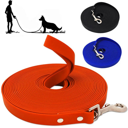 Waterproof PVC Dog Leash – Long Training & Walking Lead (3m/5m/10m/15m)