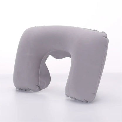 Portable Inflatable Travel Neck Pillow | U-Shape Air Cushion for Airplane