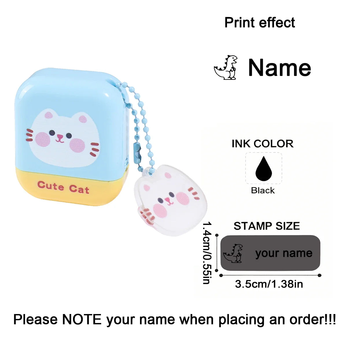 Custom Name Stamp for Clothes and School Uniforms | Personalized Belongings Marker