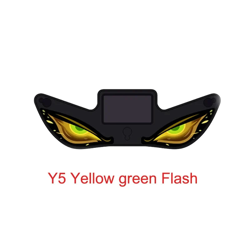 Solar Devil Eye Car Warning Light | USB-C Rechargeable Window Lamp