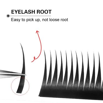 Winky Beauty 07 C/D Wet Eyelash Extension | Manga Wispy Spikes Lashes for Cosplay