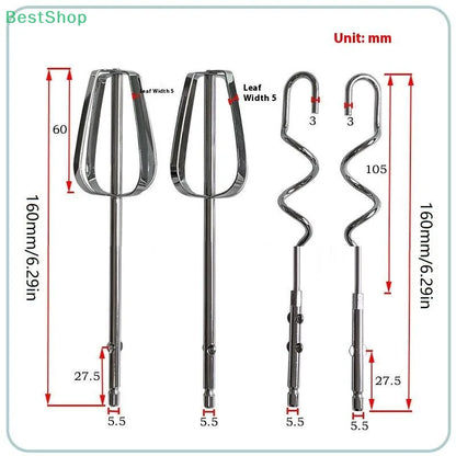 Stainless Steel Handheld Egg Whisk | Electric Mixing Stick for Baking