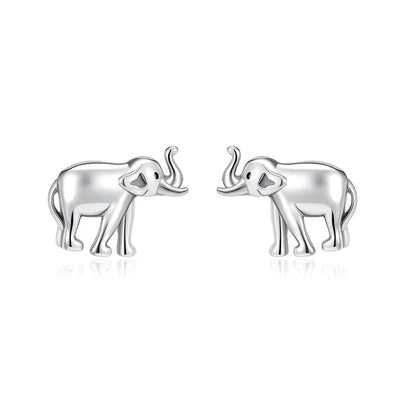 2026 New 925 Silver Elephant Cherry Blossom Butterfly Heart Earrings | Fine Jewelry for Women