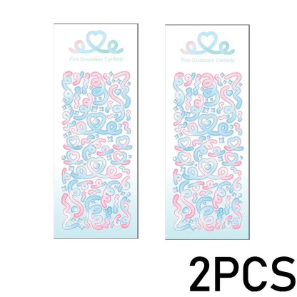 Cute Decorative Paper Stickers for Photocards and Scrapbooking | Kawaii Toploader Sticker Pack