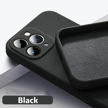 Solid Silicone Phone Case For IPhone 16 & 17