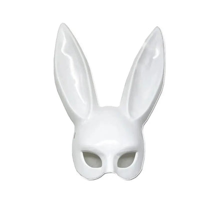 1pcs Black White Rabbit Mask Halloween Party Decoration Party Long Ears Rabbit Bunny Mask Costume Cosplay ﻿