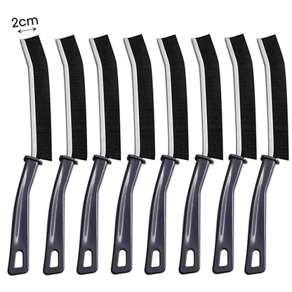 Hard Bristle Crevice Cleaning Brush – Corner, Groove & Window Cleaning Tool for Kitchen, Bathroom, Tiles & Home