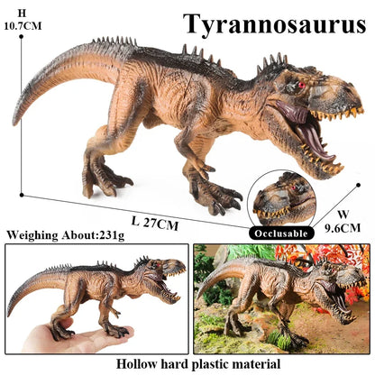 Oenux Jurassic Dinosaurs Action Figures Set | 5 Realistic PVC Models Collection Toy