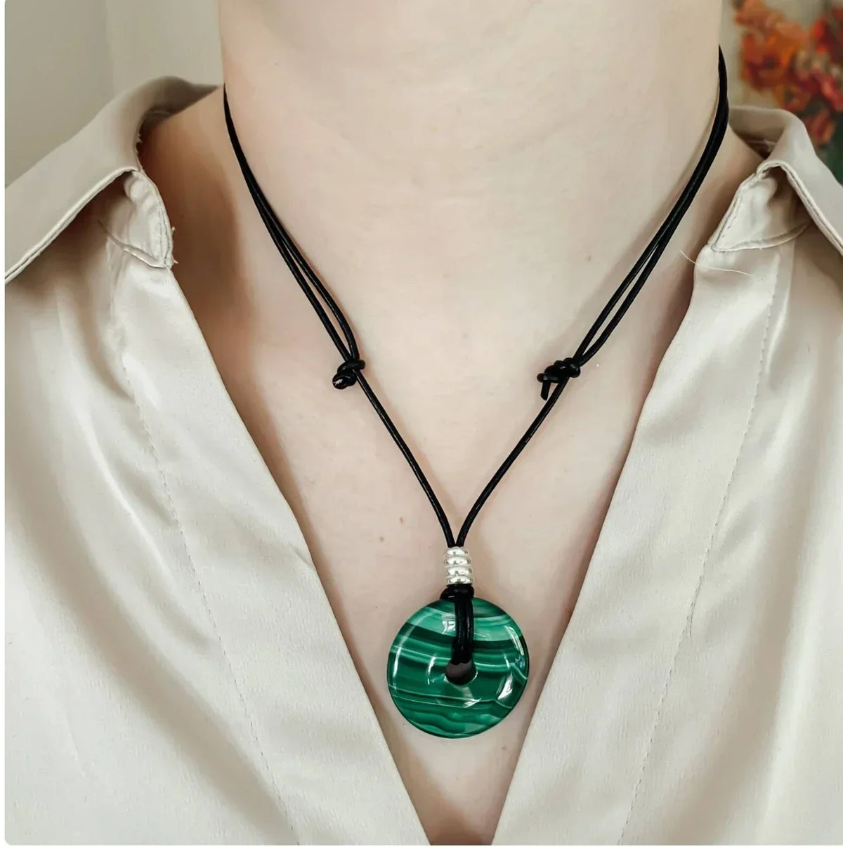 Amethyst Choker Necklace | Black Adjustable Gemstone Gothic Jewelry