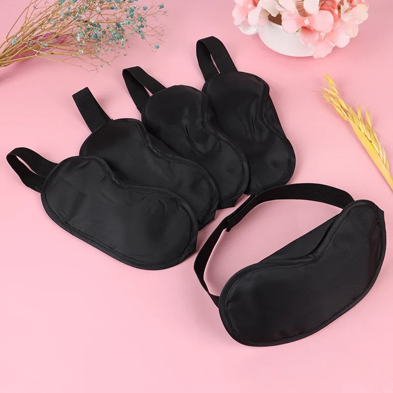Silk Sleep Eye Mask Set | Light Blocking Padded Blindfold for Travel and Home