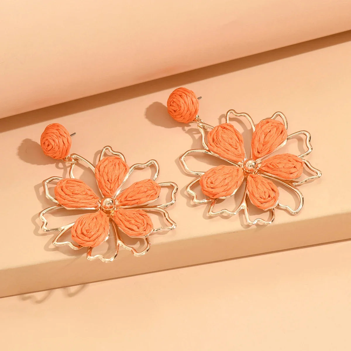 Bohemian Flower Drop Earrings | Handmade Summer Jewelry for Women