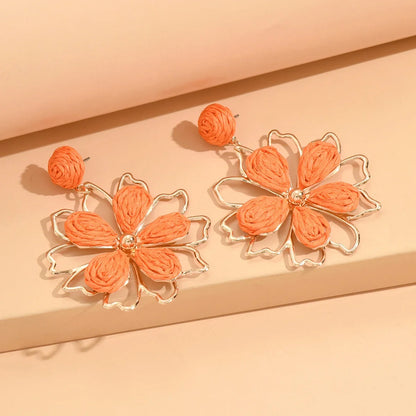 Bohemian Flower Drop Earrings | Handmade Summer Jewelry for Women