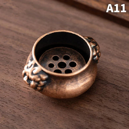 Dragon Turtle Incense Holder | Brass Alloy Incense Burner with Snail Sculpture