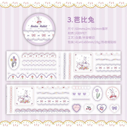 Journal GO Dessert Strawberry Washi Tape Set | Scrapbooking and Journaling Masking Tape