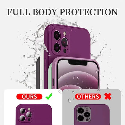 Solid Silicone Phone Case For IPhone 16 & 17