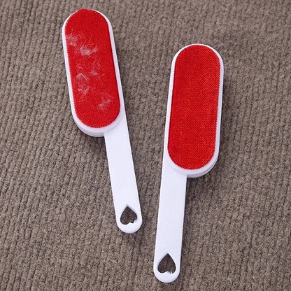 Self-cleaning Lint Sticking Roller 2 Sides Dedusting Brush Pet Hair Remover Brush Removing Dog Cat Hair from Sofa Carpet Clothes