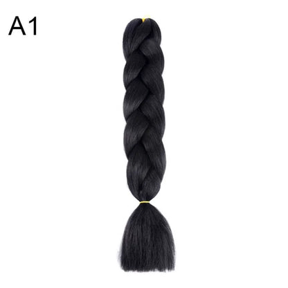 Synthetic Jumbo Braids Hair 24Inch | Ombre Braiding Hair Extensions for Crochet Box Braid Blue Purple