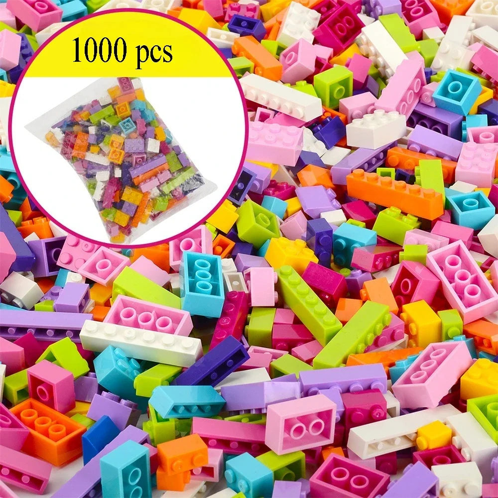 DIY creative building blocks big set City classic building blocks assemble boys and girls birthday gift children's educational t