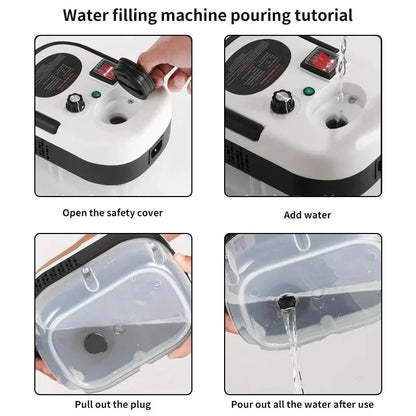 220V EU Plug High-Temperature Steam Cleaner for Home Car Deep Cleaning Kitchen Hood & Air Con Sterilization Appliance