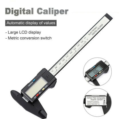 1PC Mini Plastic Vernier Caliper | 0 to 150mm Student Measuring Tool
