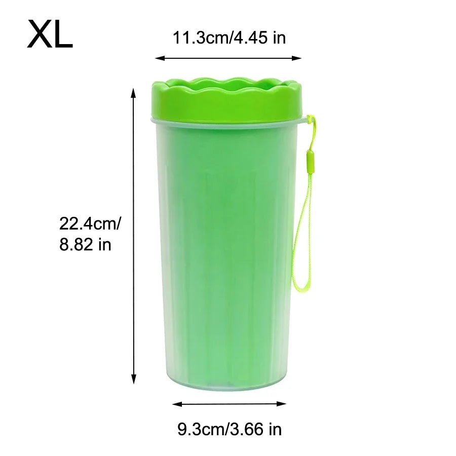 Pet Paw Cleaning Cup – Portable Silicone Dog & Cat Foot Washer | Removable Mud Cleaner (S/L/XL Sizes)