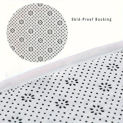 Long Hair Absorbent Bathroom Mat – Furry Non-Slip Shower, Toilet & Entrance Foot Wiping Rug