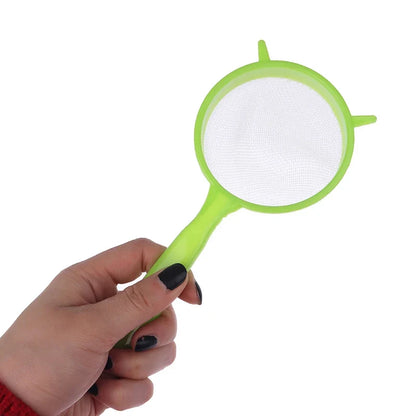 3pcs Plastic Fine Mesh Scoop Strainer Set | Kitchen Sieve and Colander for Baking and Cooking