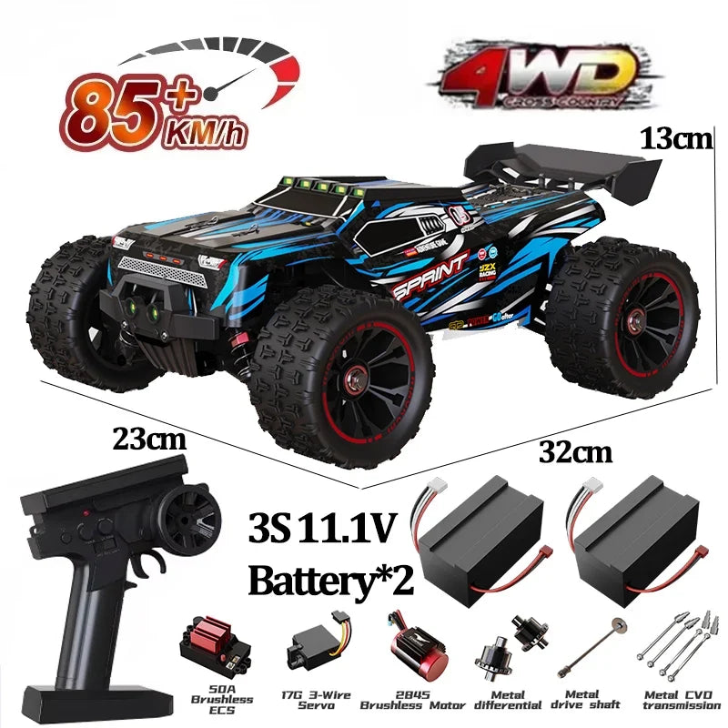 9522PRO 85KM/H High-speed RC Car Brushless Four-wheel Drive Off-road Drift 1:16 Professional Racing Car 9522 50KM/H Boy's Toy