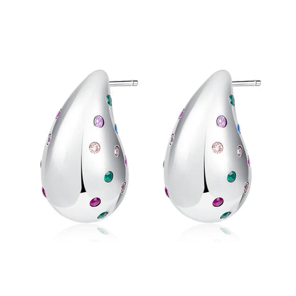 2026 New 925 Silver Elephant Cherry Blossom Butterfly Heart Earrings | Fine Jewelry for Women