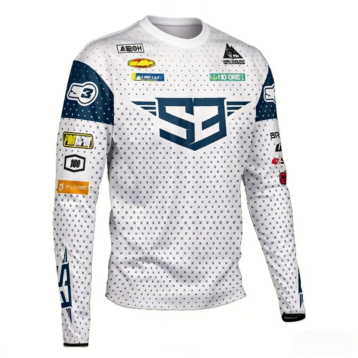 Summer New Long Sleeve Fast-Drying Mountain Bike Riding Vest for Motocross Off-Road Cycling