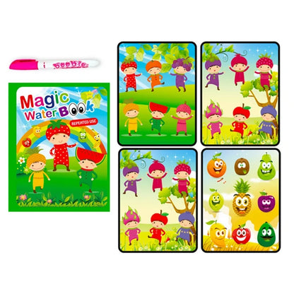 Water Drawing Book for Toddlers | Reusable Montessori Coloring Toy