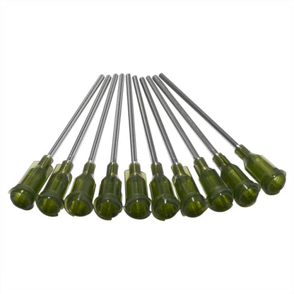 10Pcs Liquid Dispenser Syringe Blunt Needle Tips | Stainless Steel Glue Dispensing