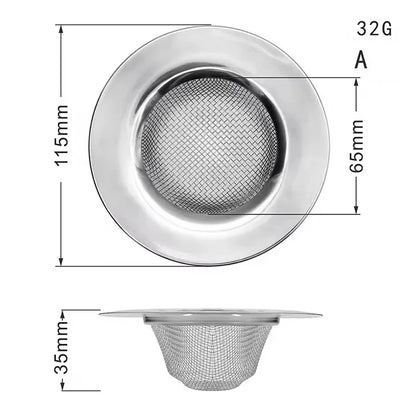 Kitchen Sink Strainer | Stainless Steel Mesh Drain Filter for Sink and Bathroom