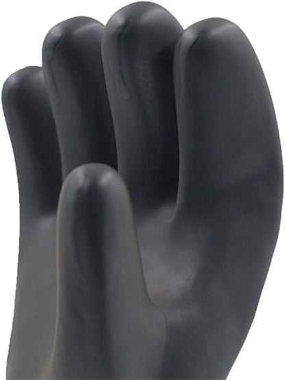 35cm Cleaning Gloves Latex Fingers Crubbing Rubber Kitchen Dishwashing Kitchen Tools Washing Scrub Silicone Gloves Black New