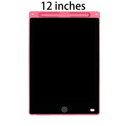 12 inch LCD Writing Tablet for Kids-Reusable Drawing Board, Eye Protection Screen, Lock Button & Instant Erase-Educational Gift