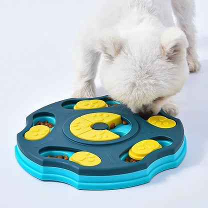 Interactive Dog Puzzle Slow Feeder – Non-Slip Food Dispenser for Dogs & Cats