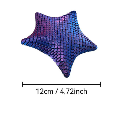 3D Printed Articulated Starfish Stress Relief Toy | Flexible Fidget Toy with Movable Joints