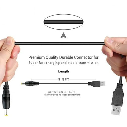 PSP Charger Cable Replacement | Dual Connector for Sony PSP 1000 2000 3000
