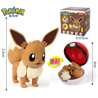 Pokemon Figures Toys Pocket Monsters Ball Model Pikachu Gengar Pokeball Dragonite Snorlax Pokeball Action Figures Toy