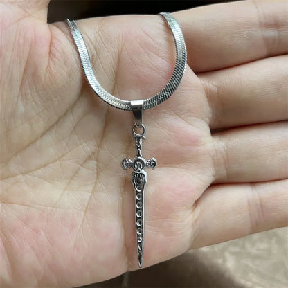 Christian Cross Necklace for Men Women | Stainless Steel Religious Pendant Jewelry