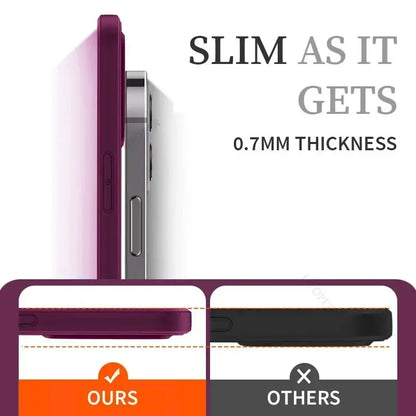 Solid Silicone Phone Case For IPhone 16 & 17