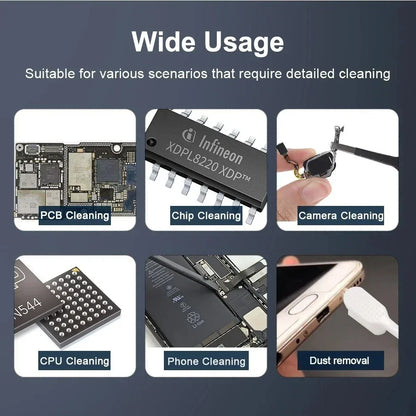 PBT Fibre Cleaning Polishing Brush | Circuit Board and IC Glue Removal Tool for Phone and PCB Repair