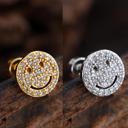 Zircon Star Ear Studs Stainless Steel Cartilage Tragus Helix Piercing | Mixed Style Earrings for Unisex