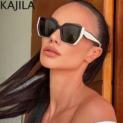 Cat Eye UV400 Square Punk Sunglasses