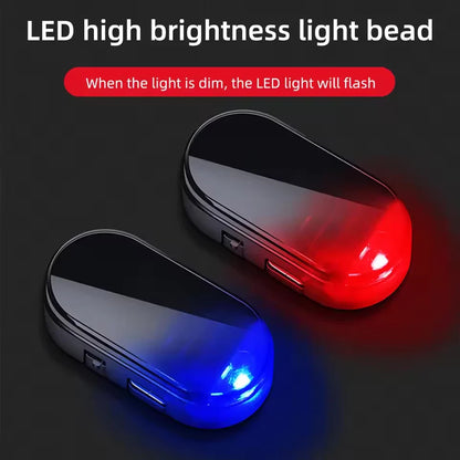 Solar Powered Dummy Security Alarm Light | Wireless Anti-Theft Warning Lamp