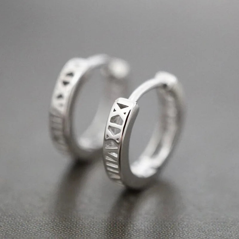 Germanium Earrings for Lymphatic Drainage | Magnetotherapy Hoop Earrings